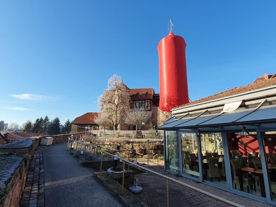 Hotel&Café Schachtenburg Schlitz Buitenkant foto