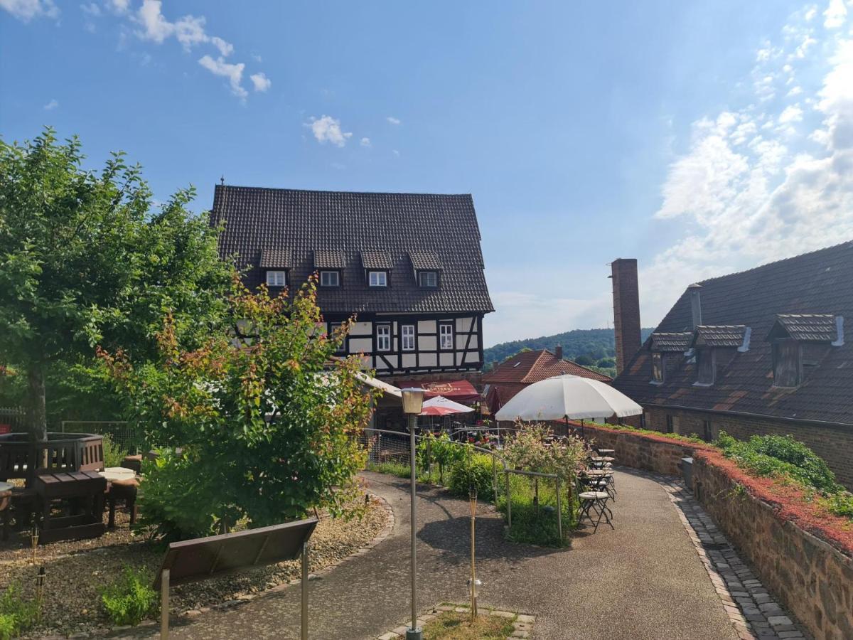 Hotel&Café Schachtenburg Schlitz Buitenkant foto