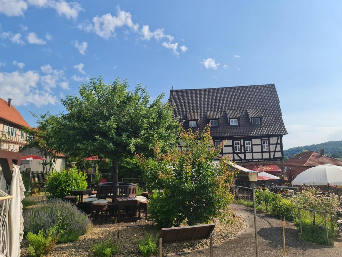 Hotel&Café Schachtenburg Schlitz Buitenkant foto