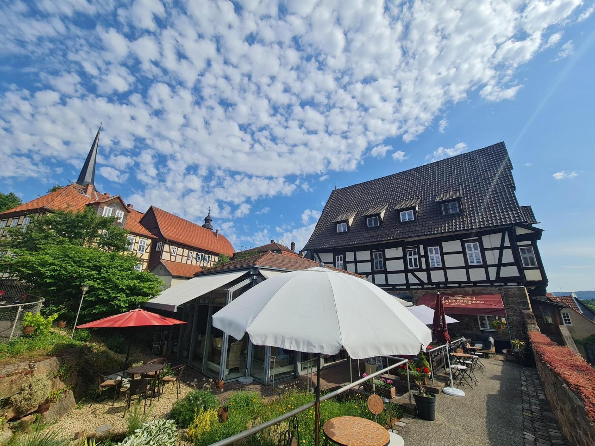 Hotel&Café Schachtenburg Schlitz Buitenkant foto